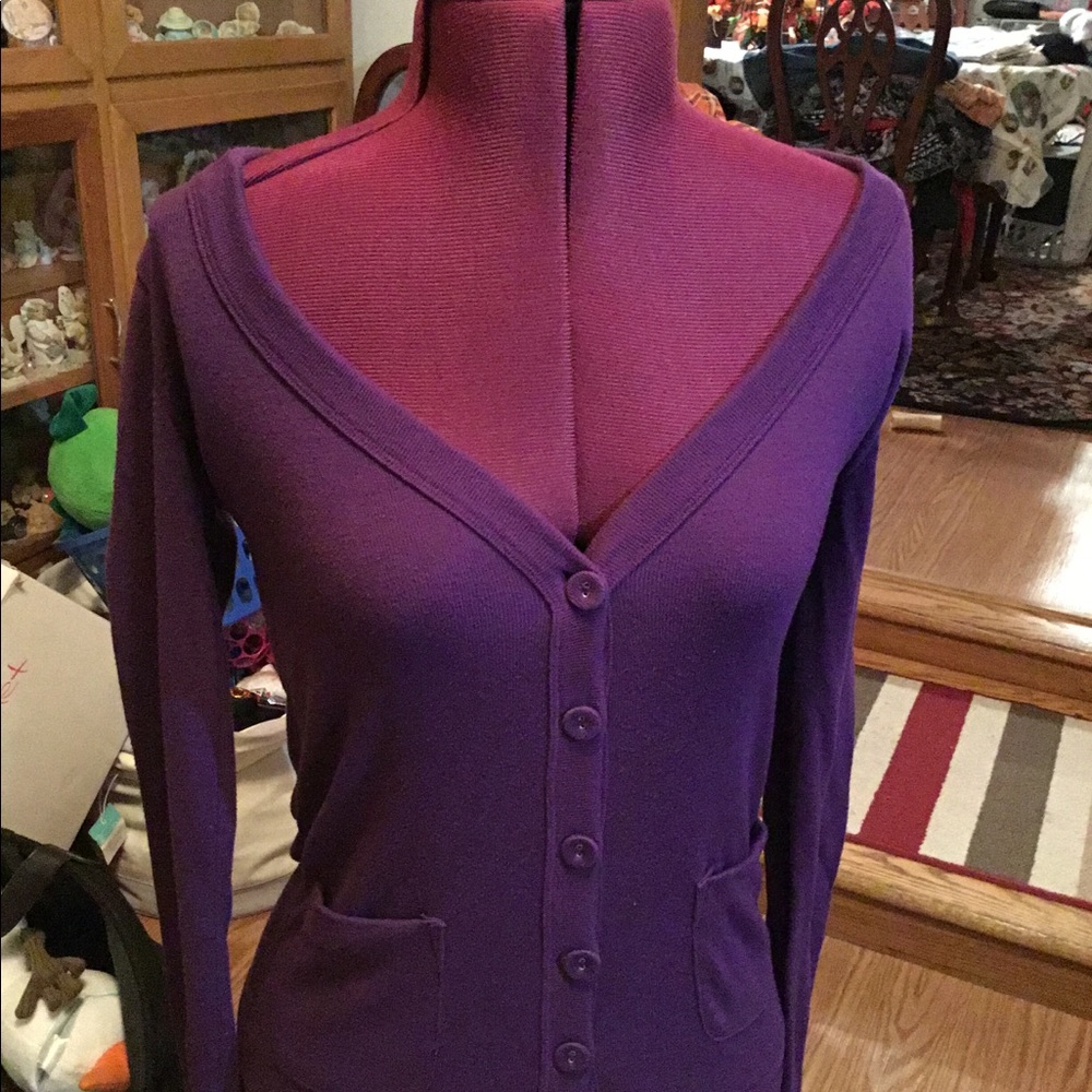Purple sweater